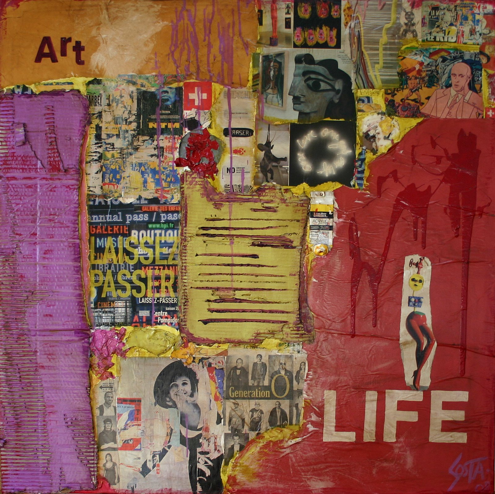 Art LIFE : tableau de Sophie Costa, artiste peintre