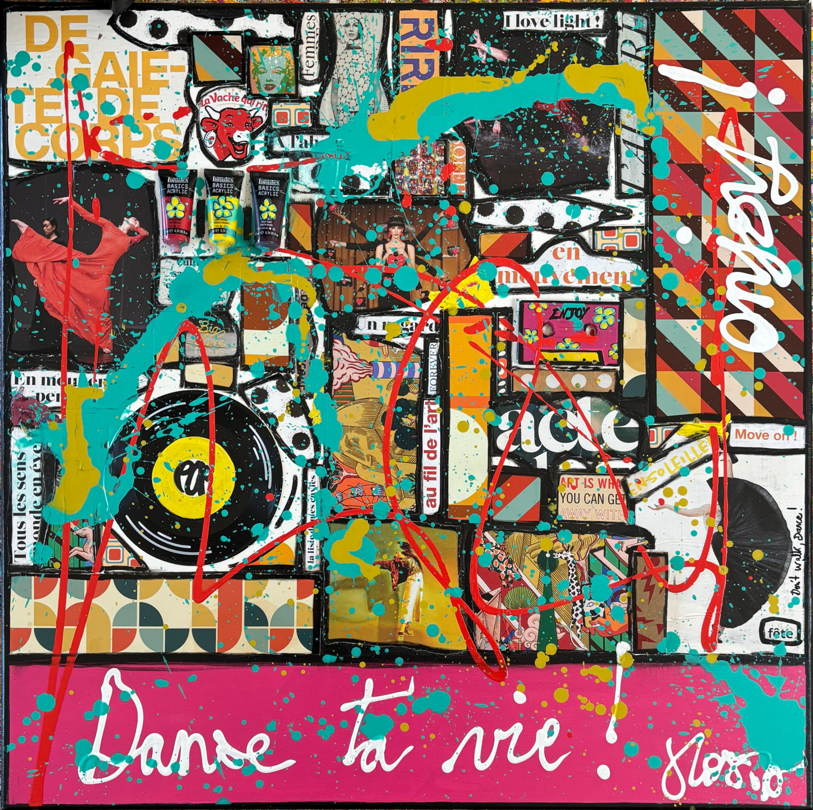 Danse ta vie ! : tableau de Sophie Costa, artiste peintre